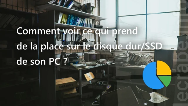 Comment voir ce qui prend de la place sur le disque dur ?