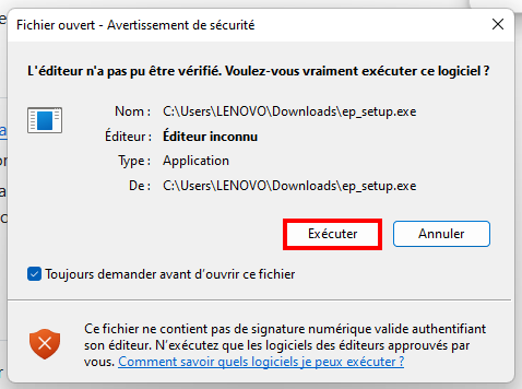 Retrouver le menu Démarrer de Windows 10 - Lancer l'exécution de Explorer Patcher
