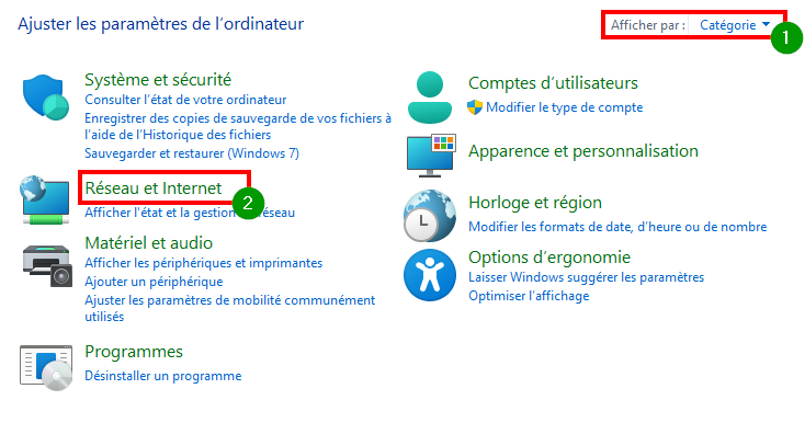 Corriger le téléchargement lent dans le Microsoft Store - Entrer dans les paramètres du réseau