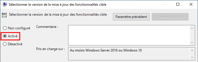Windows 10 modifier Éditeur due stratégie groupe locale créer pour bloquer la mise à niveau vers Windows 11