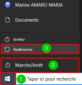 Redémarrer Windows 10