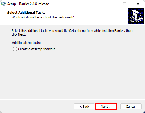 Installer Barrier contrôler plusieurs PC windows clavier souris