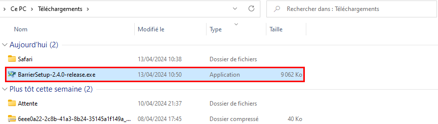Barrier exe contrôler plusieurs PC windows clavier souris