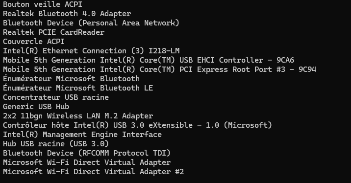 Vérifier les périphériques capables de sortir Windows de la veille - Afficher la liste des périphériques capables de sortir votre PC de son mode veille