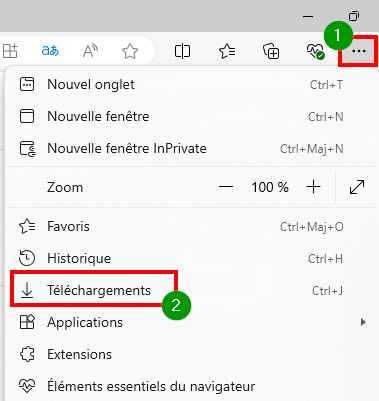 PowerPlanSwitcher - Accéder à l'historique des téléchargements pour installer l'utilitaire sur votre PC