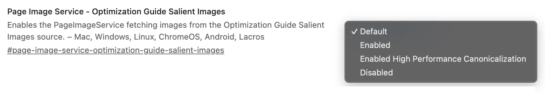 Exemple d'options d'installation du Chrome flag "Force UI direction" : "from left to right" ou "from right to left"