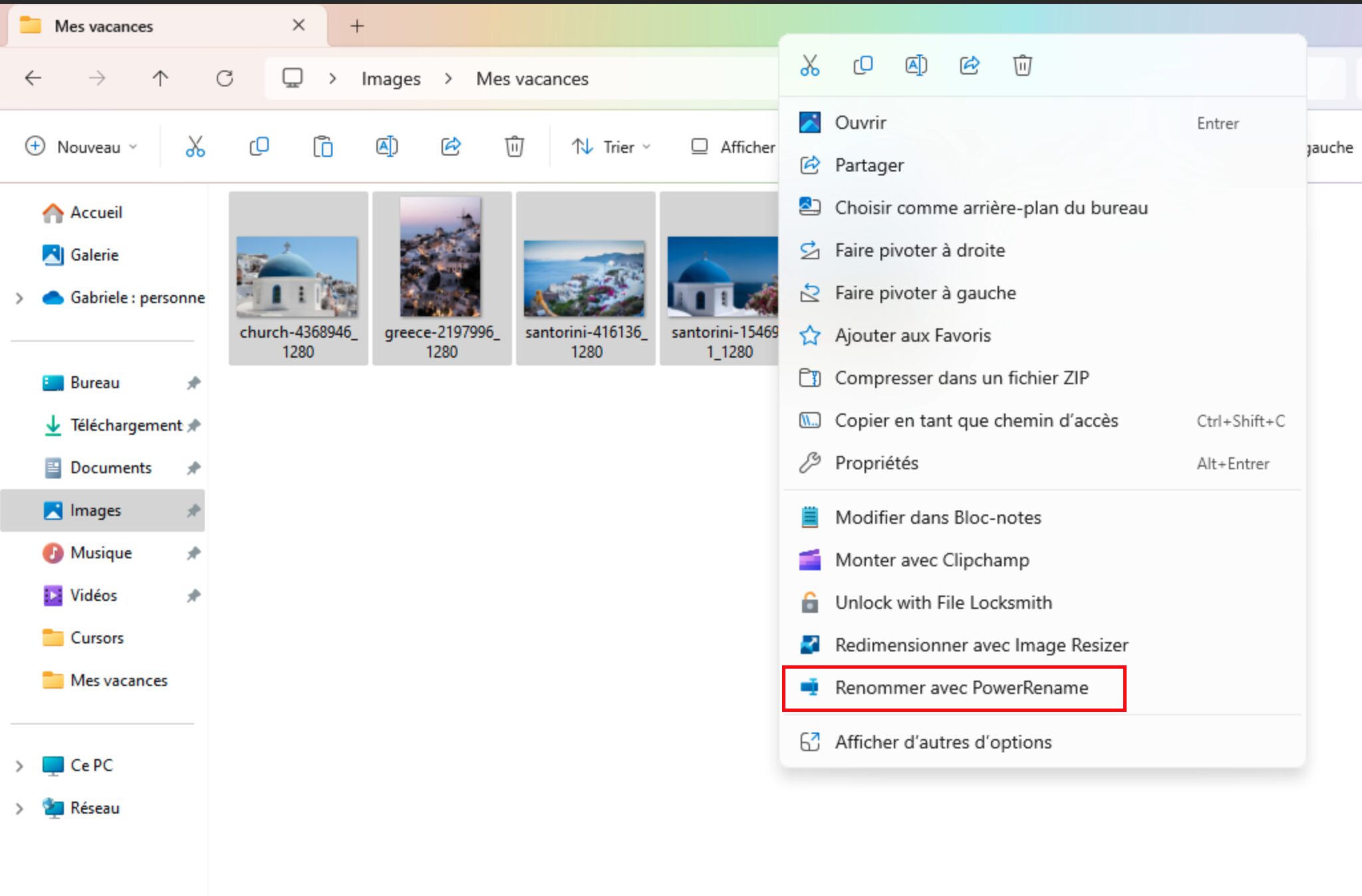 renommer plusieurs fichiers windows 11 - renommer avec powerrename