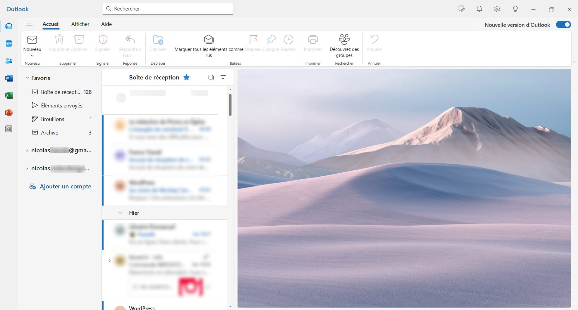 Présentation de Outlook Windows