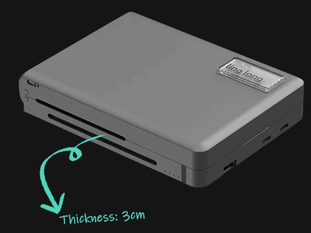 Épaisseur du Lunar : 3 cm pour 15 cm de large replié