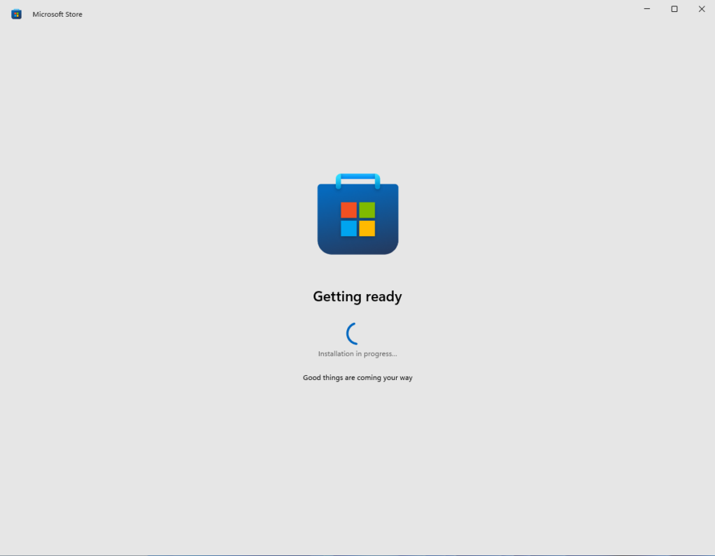 Tiny11 Installer navigateur internet Firefox 01 Lancer Microsoft Store pour la première fois
