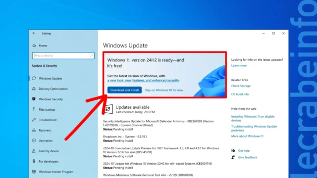 Avec 24H2, Microsoft insiste encore plus sur la migration vers Windows 11