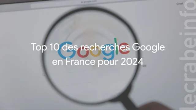 Voici le top 10 des recherches Google en France pour 2024