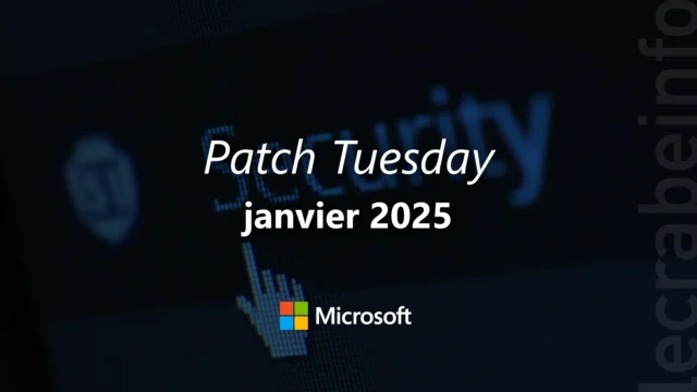 Patch Tuesday de janvier 2025 : Microsoft corrige 159 vulnérabilités (dont 8 zero-day) !