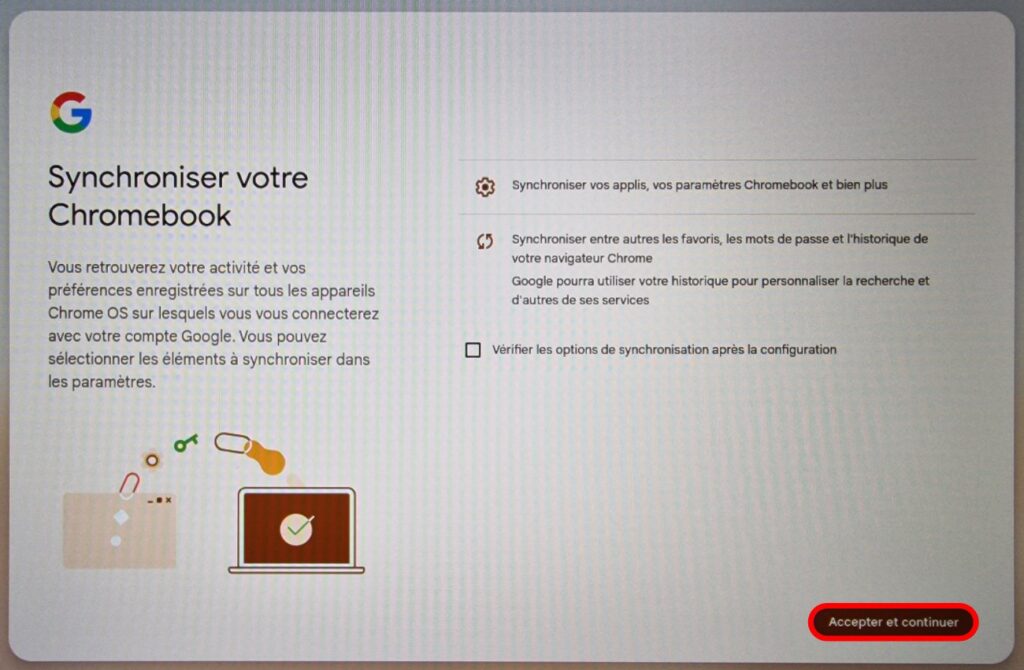 ChromeOS, synchroniser le futur Chromebook avec les fonctionnalités de Google