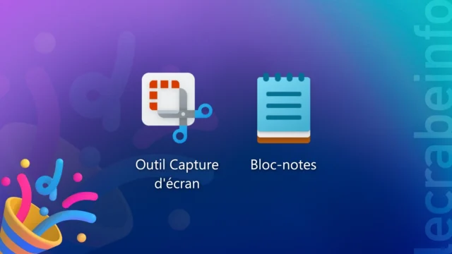 Windows 11 : Microsoft améliore l’Outil Capture d’écran et le Bloc-notes avec ces nouveautés
