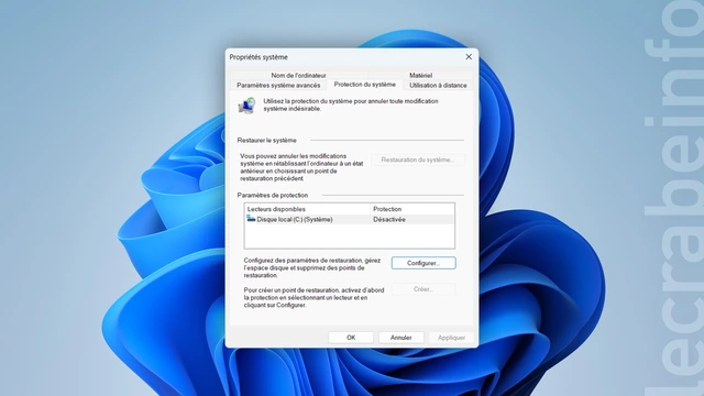 Windows 11 : les points de restauration expirent désormais au bout de 60 jours