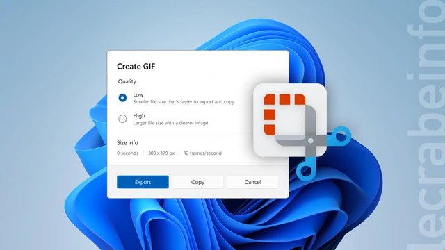 Windows 11 : l’Outil Capture d’écran permet désormais de créer des GIF animés