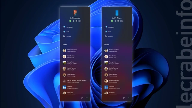 Windows 11 25H2 : une nouvelle interface pour le compagnon mobile dans le menu Démarrer (Insider Preview)