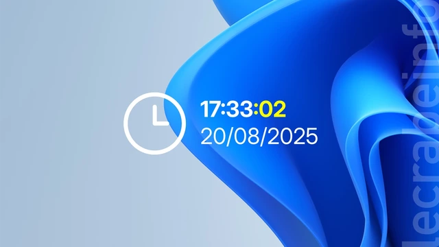 Windows 11 : afficher les secondes dans l&rsquo;horloge de la barre des tâches