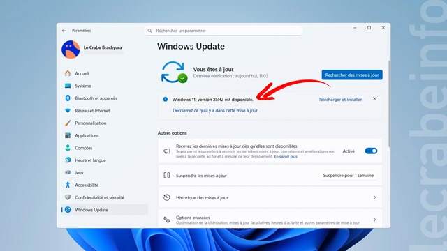 Windows 11 25H2 est disponible en Release Preview : comment l&rsquo;installer dès maintenant ?
