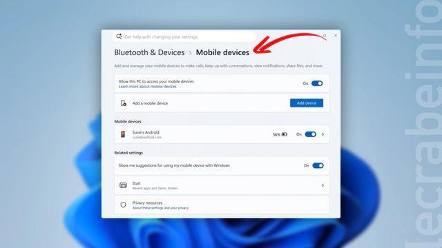 Windows 11 : la gestion des appareils mobiles intégrée aux Paramètres, et plus encore (Insider Preview)