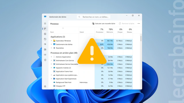 Windows 11 : le Gestionnaire des tâches ne se ferme plus après la dernière mise à jour facultative (KB5067036)