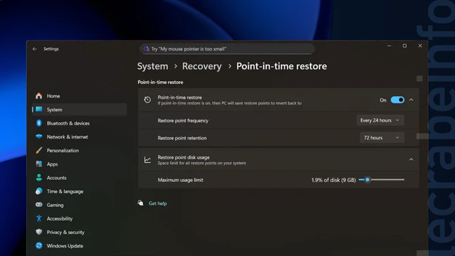 Windows 11 : Point-in-Time Restore, Cloud Rebuild… Microsoft dévoile de nouveaux outils de récupération