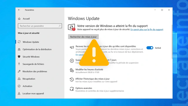 Windows 10 : un bug fait croire à tort à la fin du support, Microsoft rassure les utilisateurs