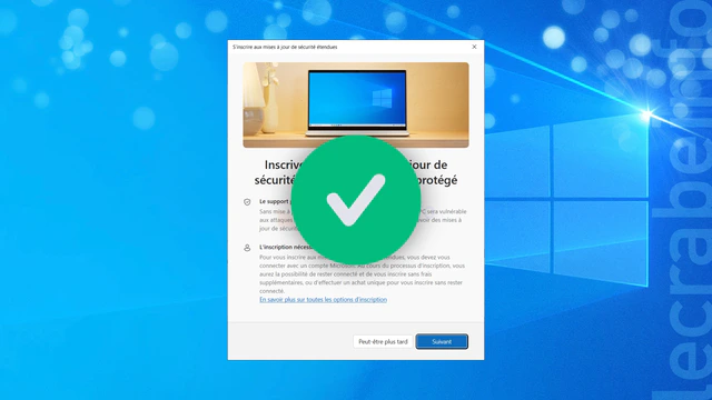 Windows 10 : Microsoft corrige le bug d’inscription au programme ESU avec la mise à jour KB5071959
