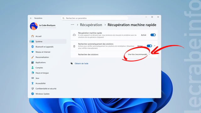 Windows 11 : la Quick Machine Recovery devient plus intelligente, Smart App Control plus souple (Insider Preview)