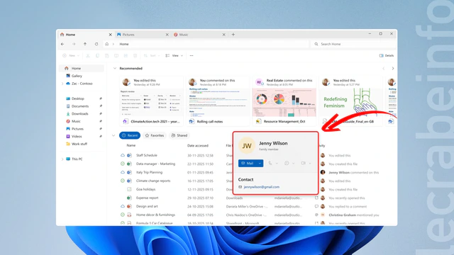 Windows 11 : cartes de profil dans l&rsquo;Explorateur de fichiers, montée en puissance de l&rsquo;IA… ce qui arrive bientôt (Insider Preview)