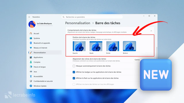 Windows 11 : la barre des tâches enfin déplaçable, la dictée fluide disponible en français… les nouveautés à venir