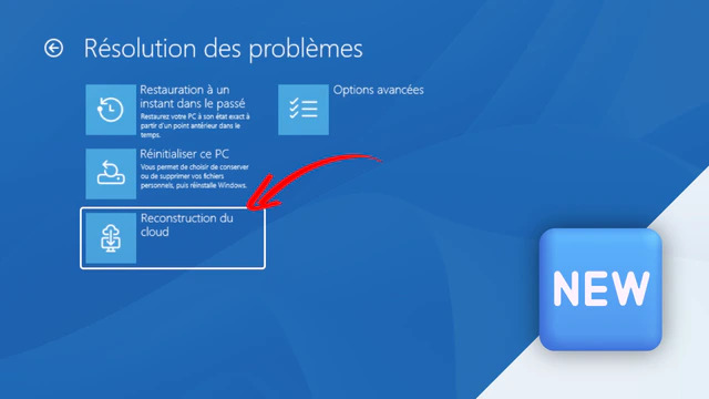 Windows 11 26H2 : Cloud rebuild va vous permettre de réinstaller Windows sans clé USB