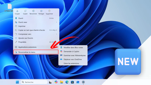 Windows 11 : le menu « clic droit » plus rapide et enfin personnalisable, Emoji 17.0… ce qui arrive bientôt
